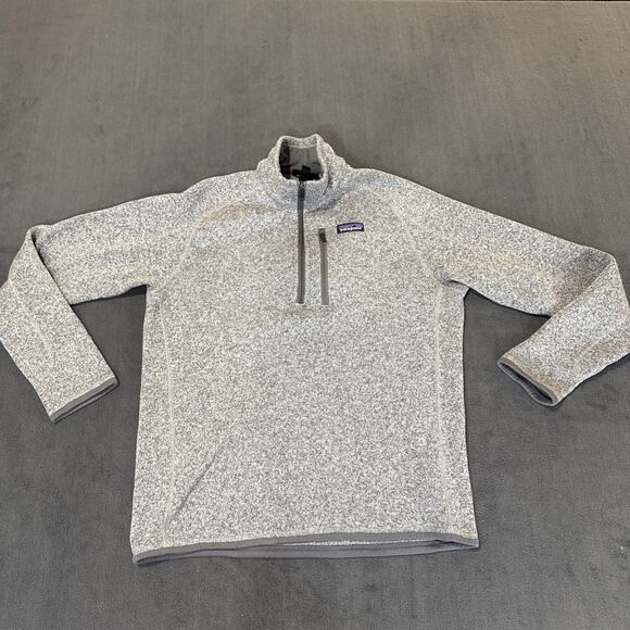 Patagonia Better Sweater 1/4-Zip Jacket Medium Gray - Picture 1 of 7